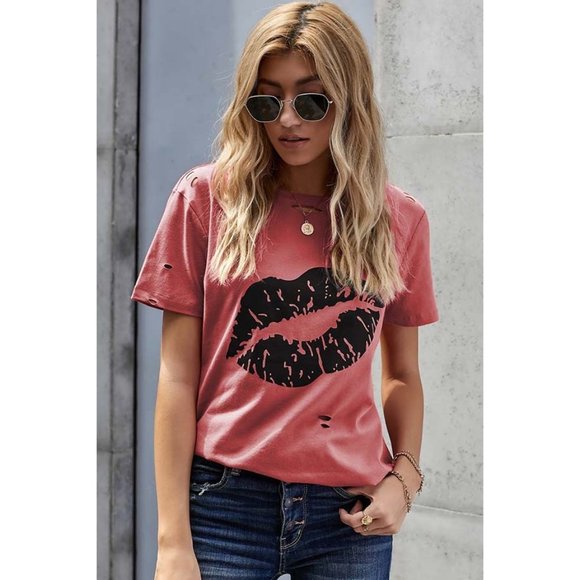 Chic Graphic Short Sleeve Tee - Picture 4 of 5